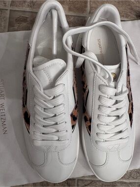 Stuart Weitzman White Women's Sneakers - size 8